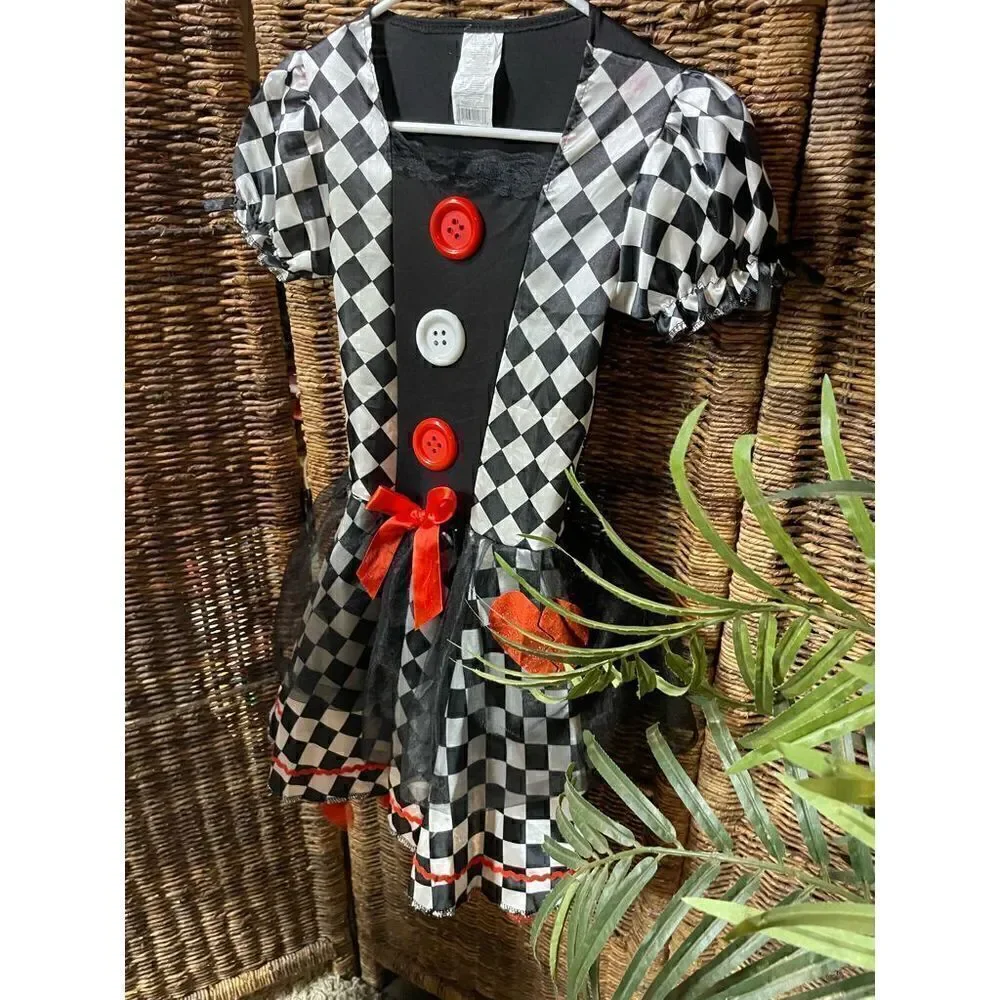 Queen of Hearts Girls Halloween Costume 10/12